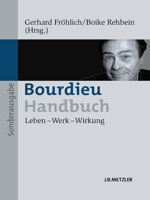 Title details for Bourdieu-Handbuch by Gerhard Fröhlich - Available